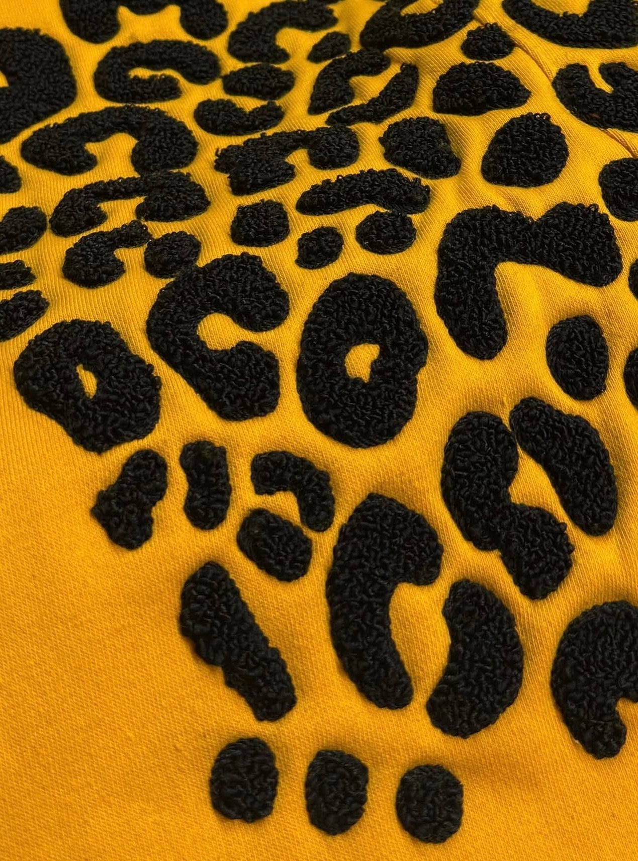 Leopard Baggy Sweats (Yellow)
